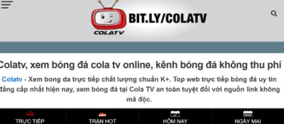 Colatv.biz - Link xem bóng đá trực tiếp mới nhất tại Colatv